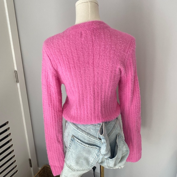 Pink Fuzzy Sweater - Picture 5 of 5